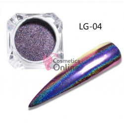 Pigment cu Efect de Paun pentru Gel UV sau Acril, NADP008CC + 1 aplicator